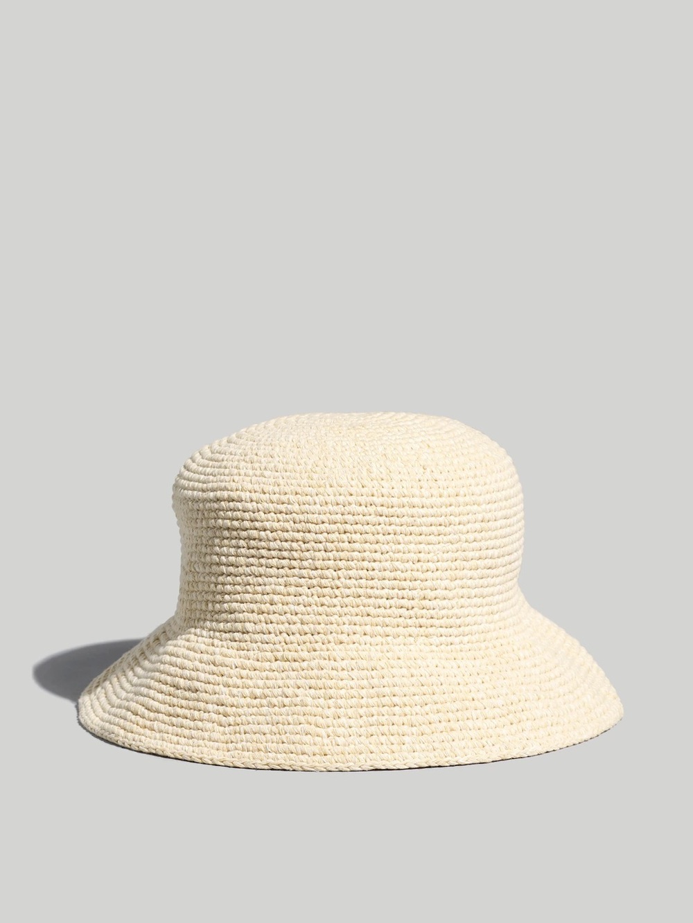 Madewell Crocheted Bucket Hat Sand